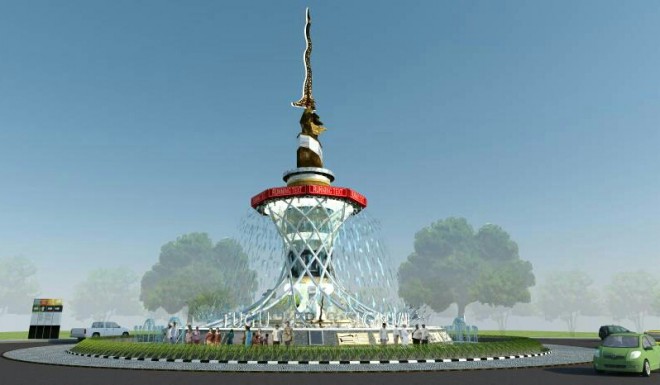 master plan tugu keris siginjai kota jambi